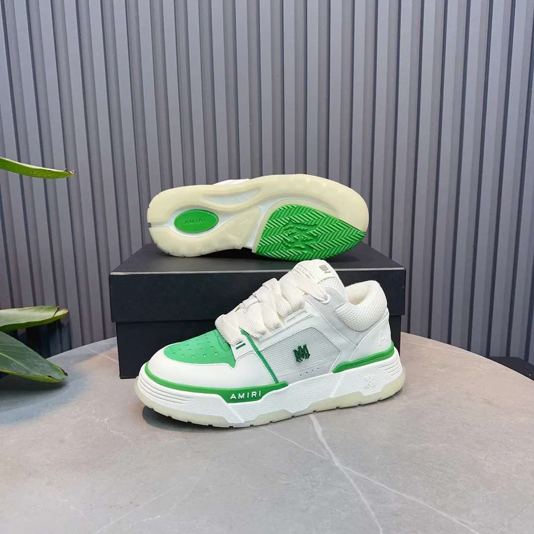 Men's shoes 💰660💰 AMIRI AMIRI trendy brand hot sale 🔥 Available all year round, couples 💑 Official website synchronization Imported fabrics 1⃣️ vs 1⃣️ replica, original factory special original sole, 35-45 (45. non-refundable)